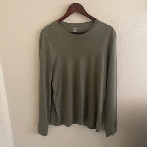 Jcrew Mens Green Longsleeve Shirt. M